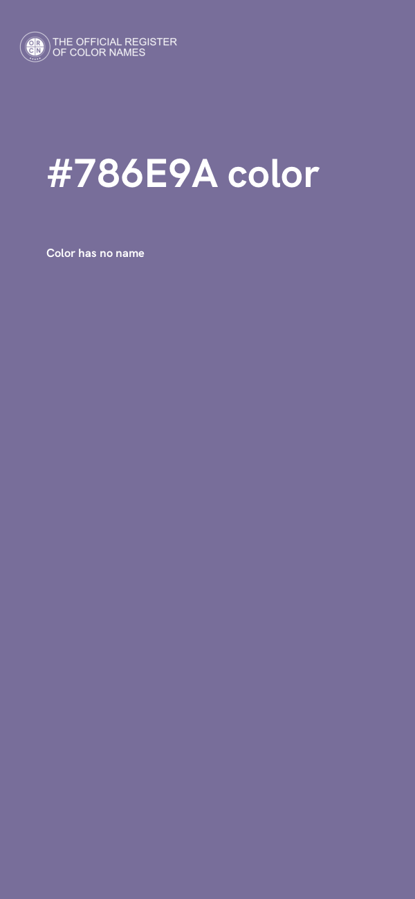 #786E9A color image