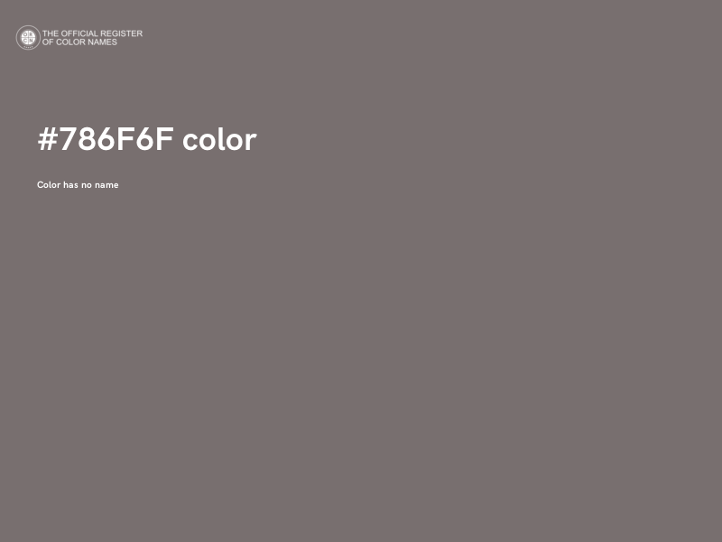 #786F6F color image