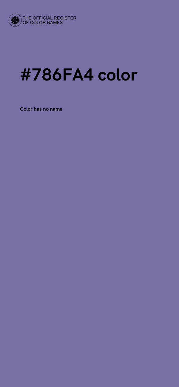 #786FA4 color image