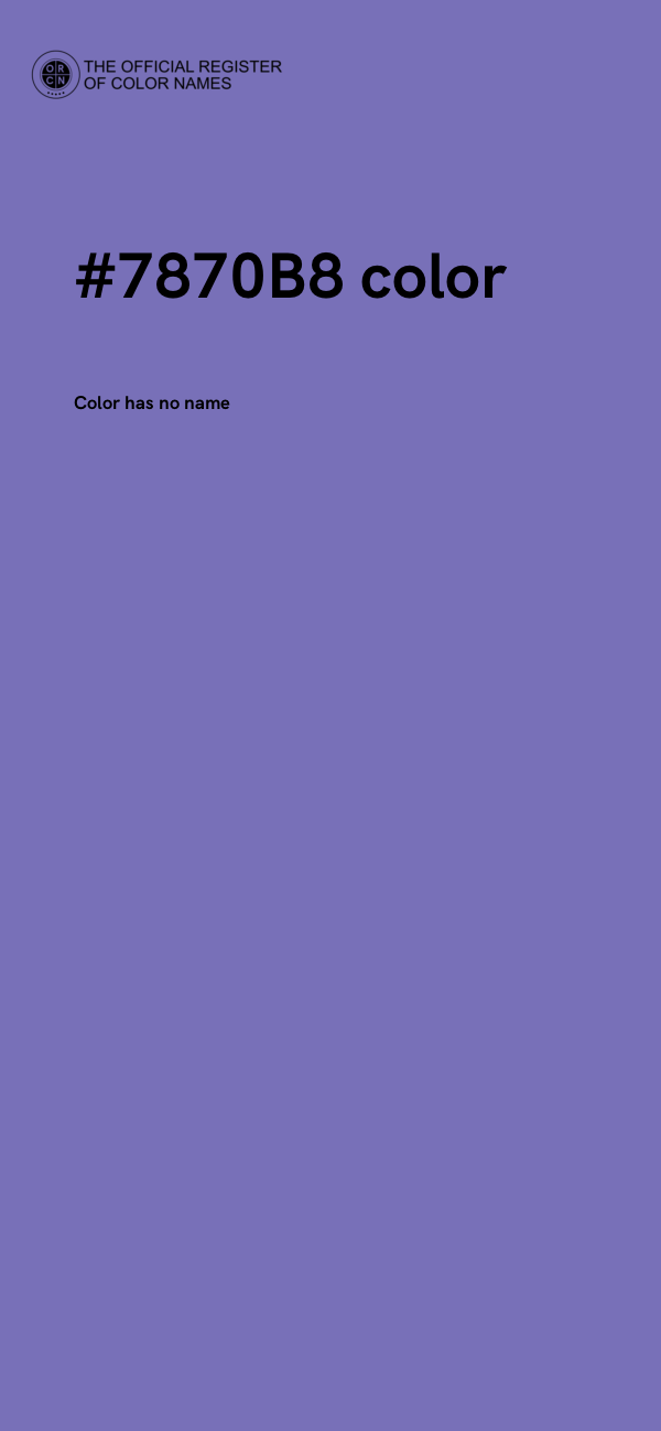 #7870B8 color image
