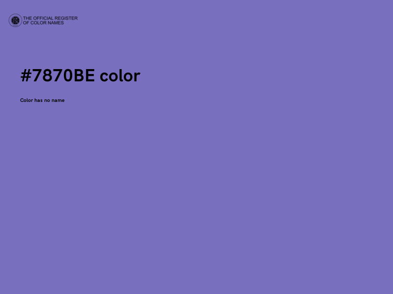 #7870BE color image