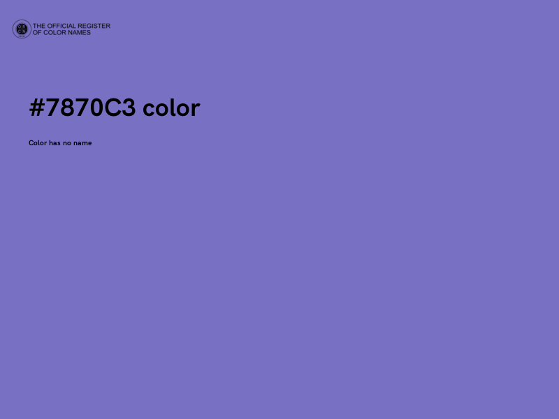 #7870C3 color image