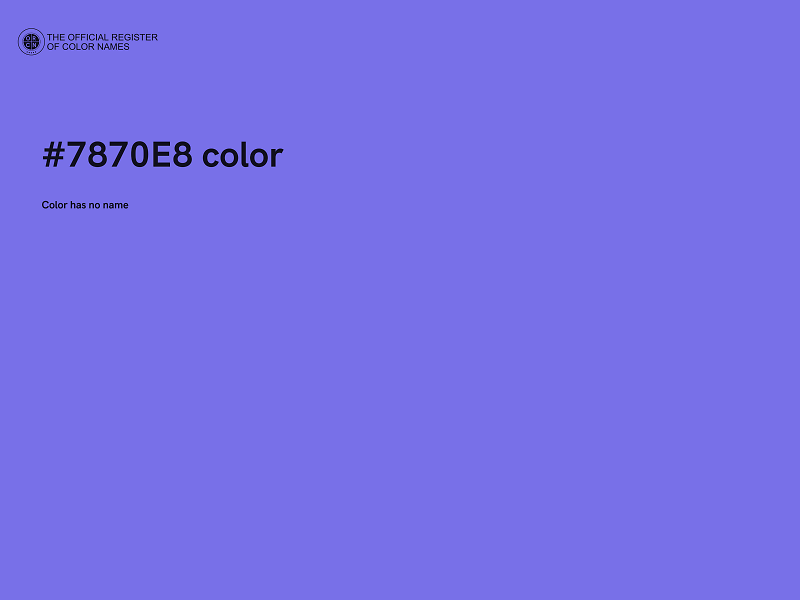 #7870E8 color image