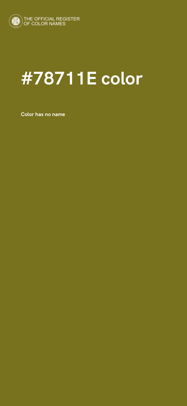 #78711E color image