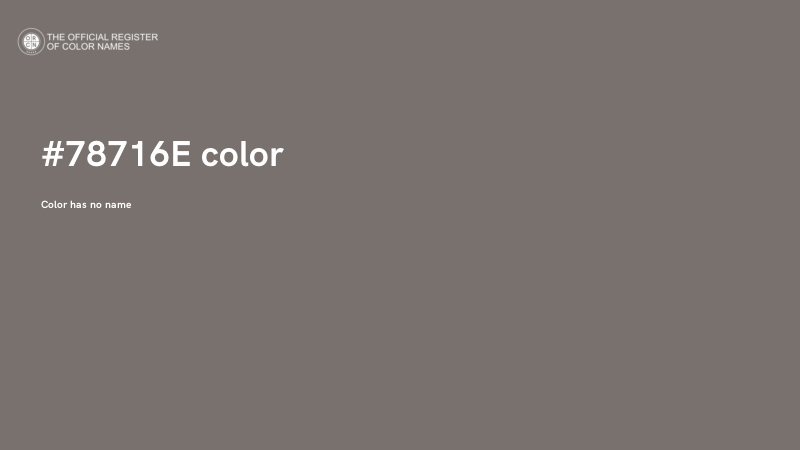 #78716E color image