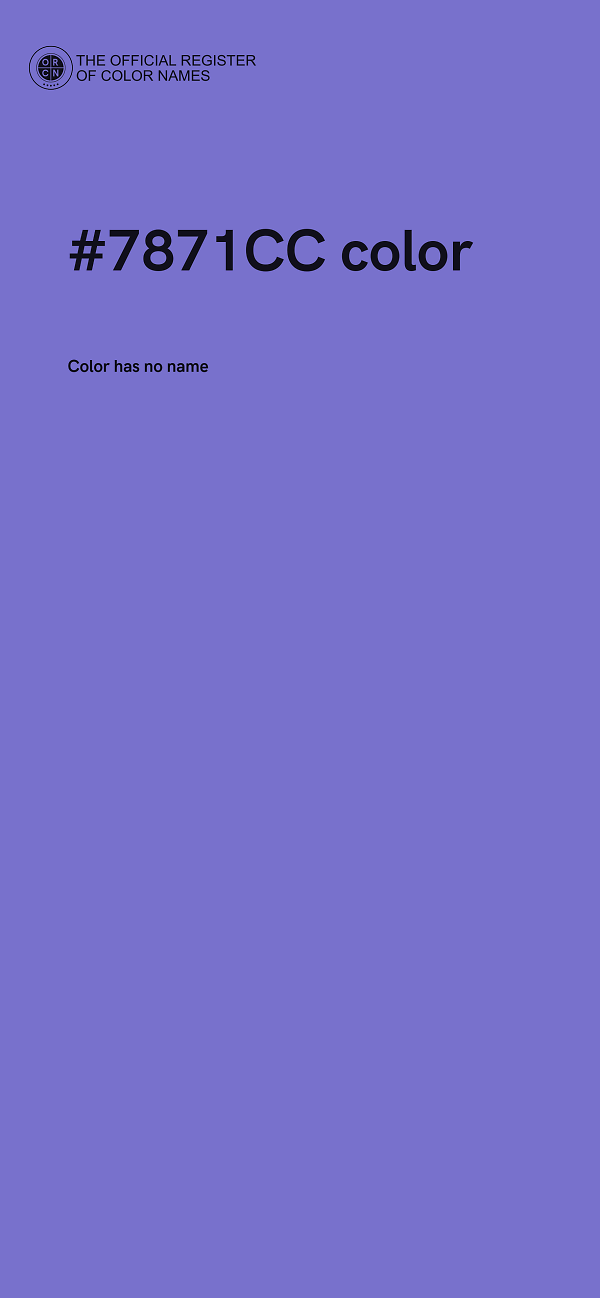 #7871CC color image