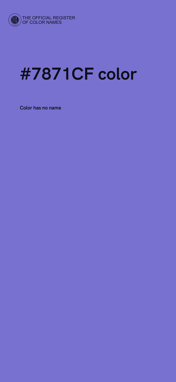 #7871CF color image
