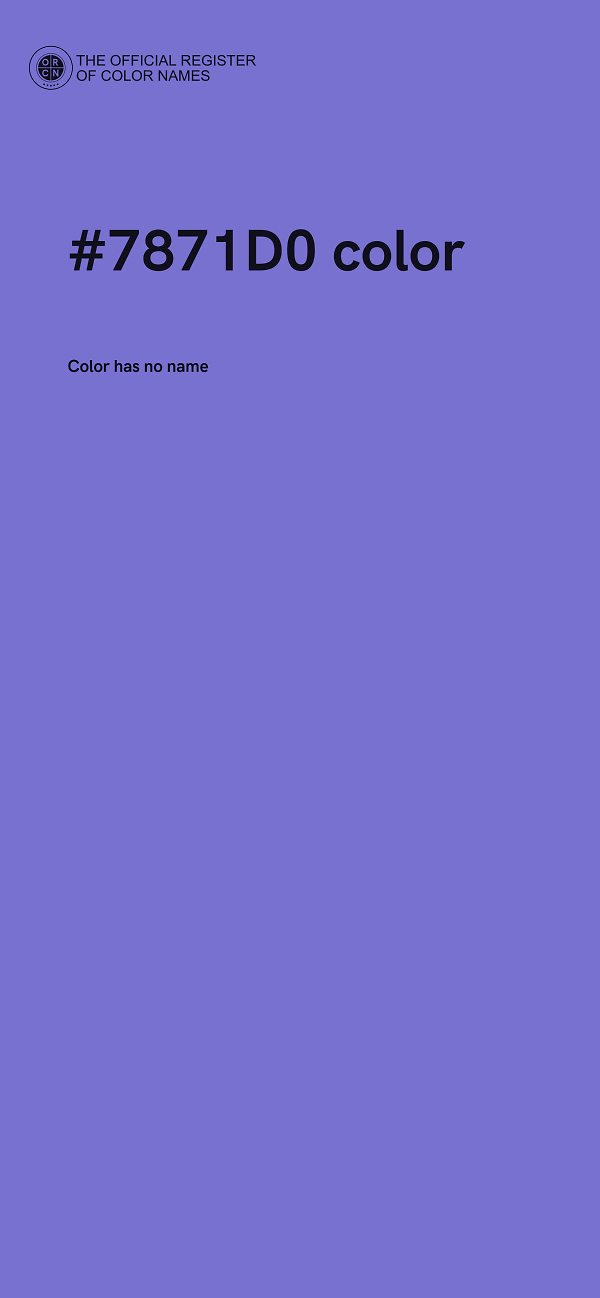 #7871D0 color image