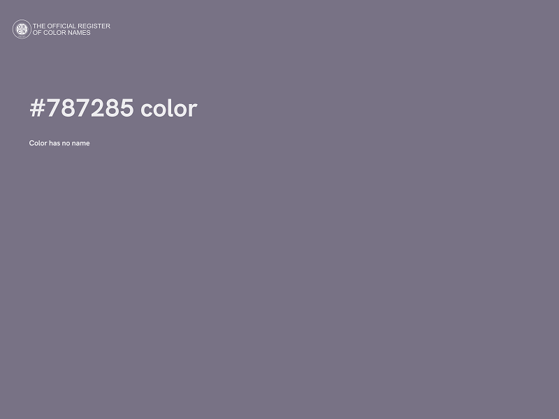 #787285 color image