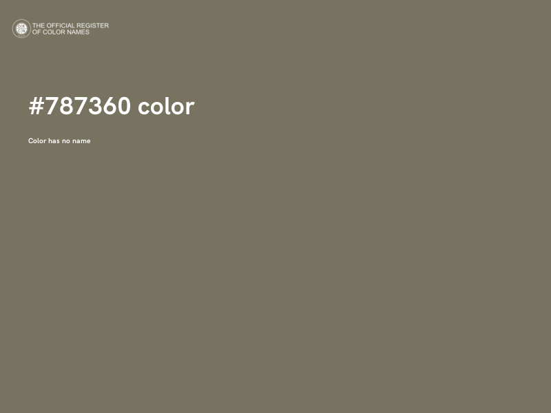 #787360 color image