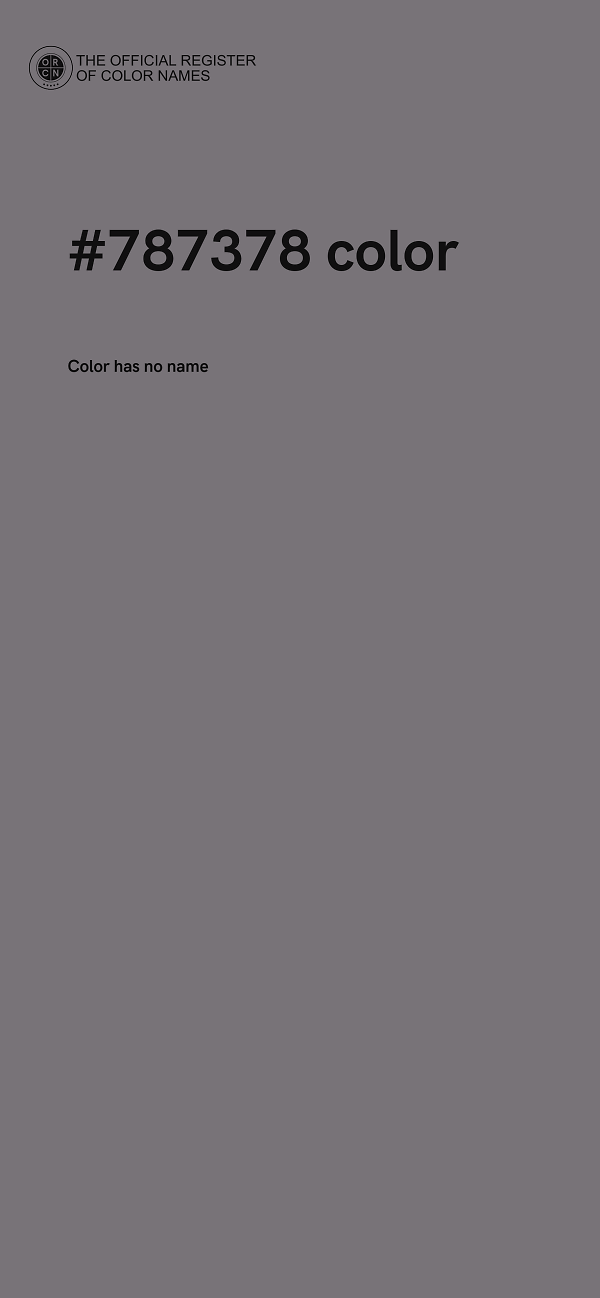#787378 color image