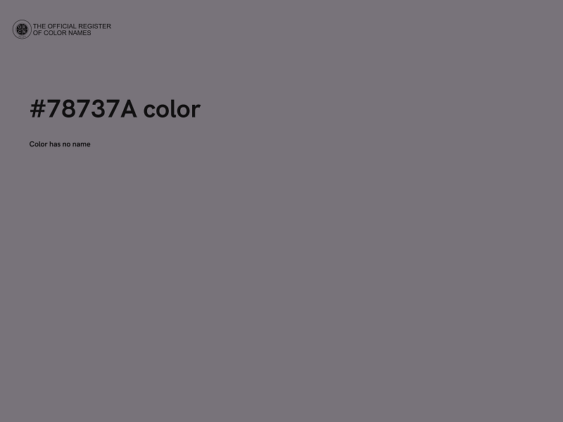 #78737A color image