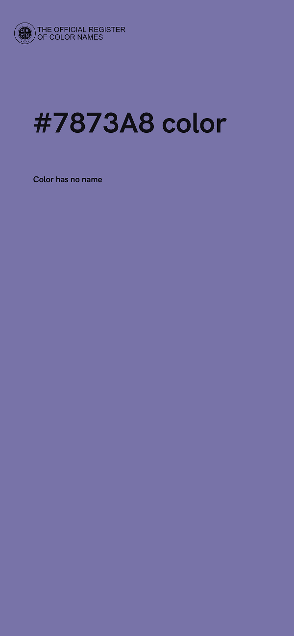 #7873A8 color image