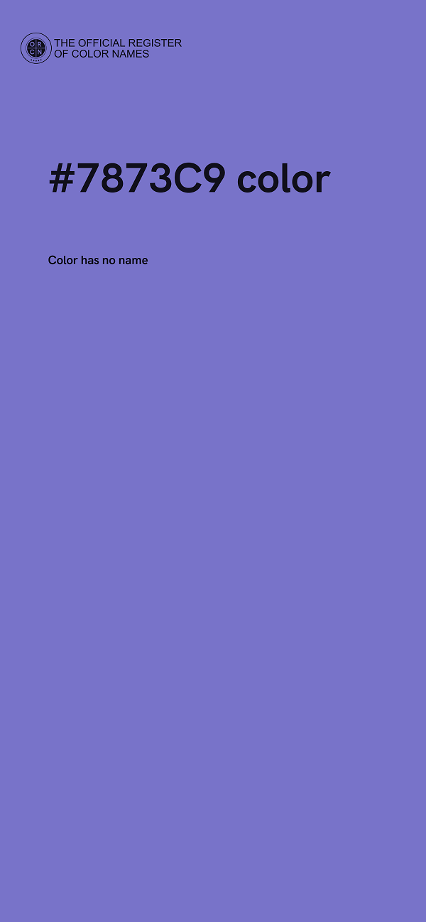 #7873C9 color image