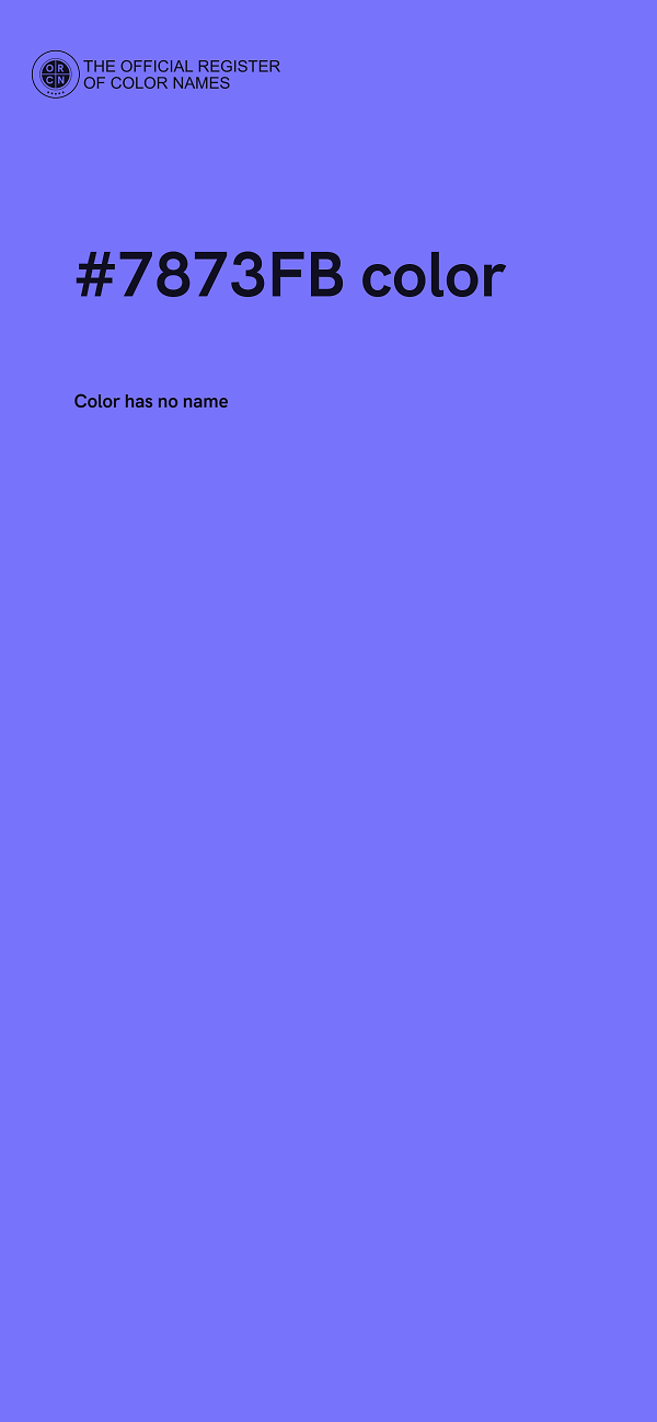 #7873FB color image