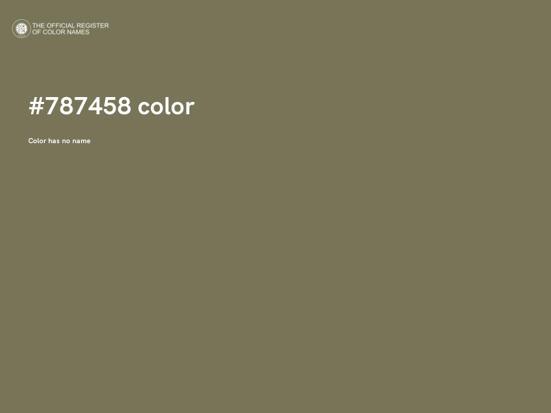 #787458 color image