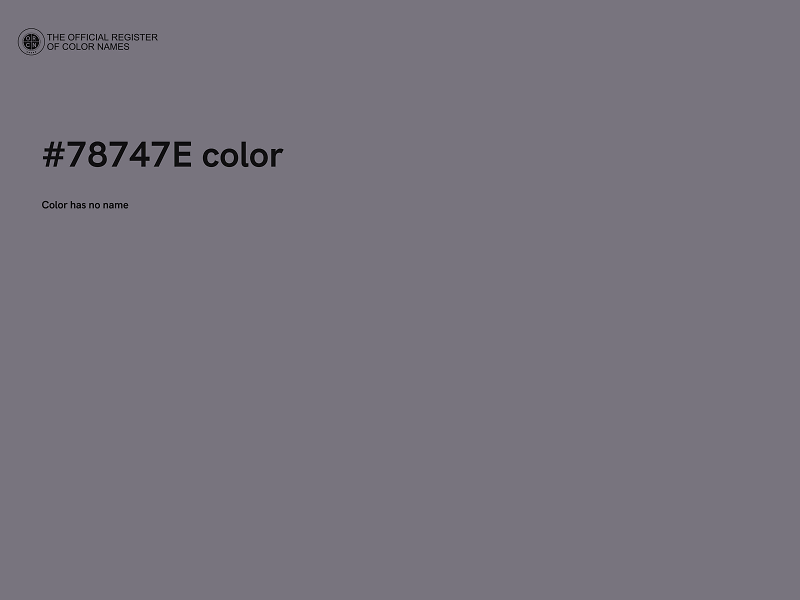 #78747E color image