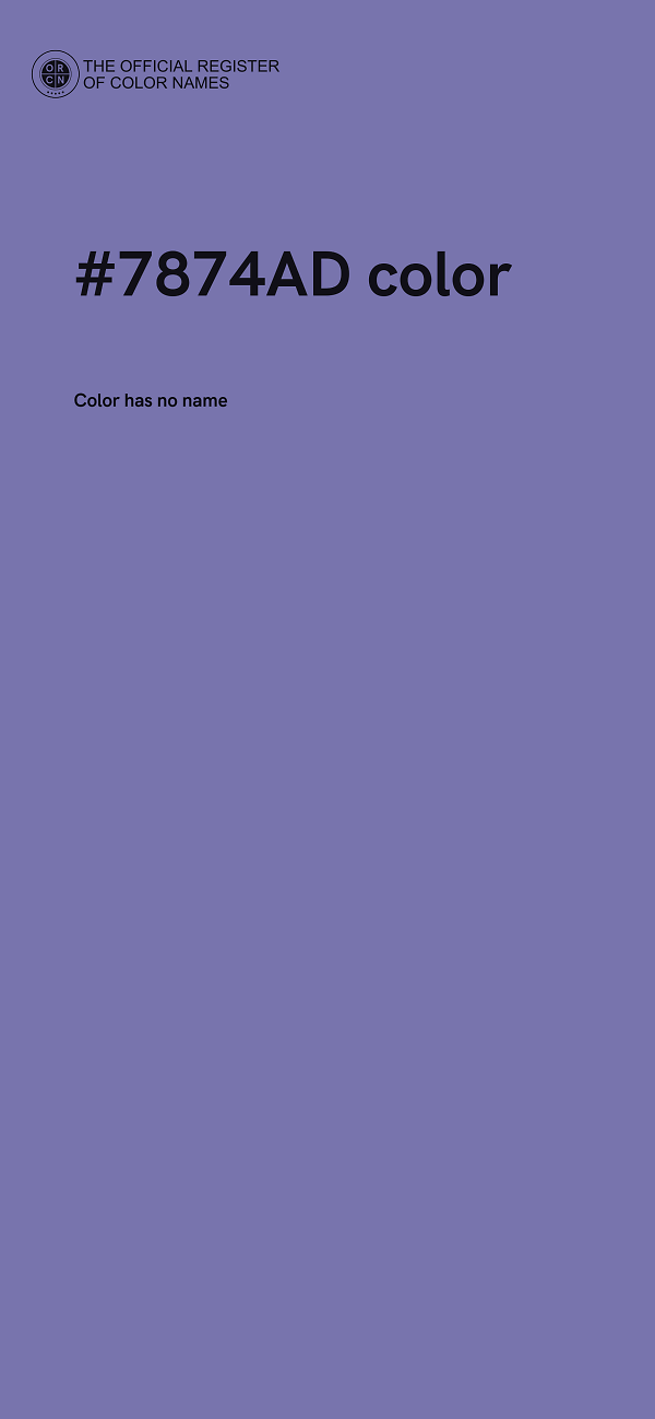 #7874AD color image