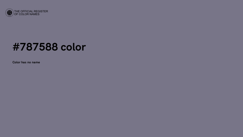 #787588 color image