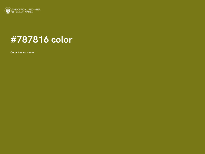 #787816 color image