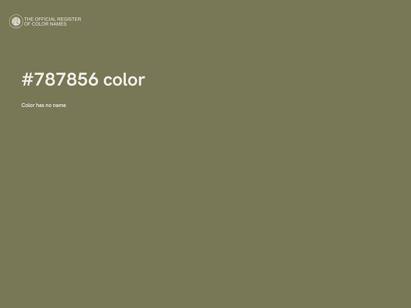 #787856 color image