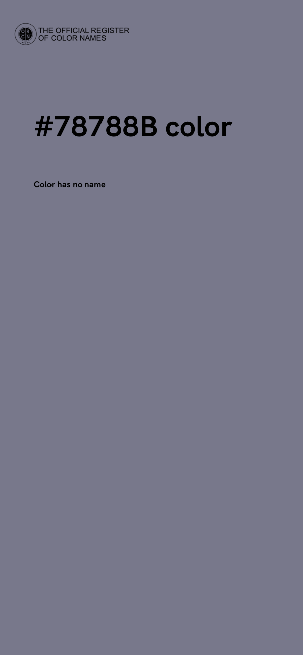 #78788B color image