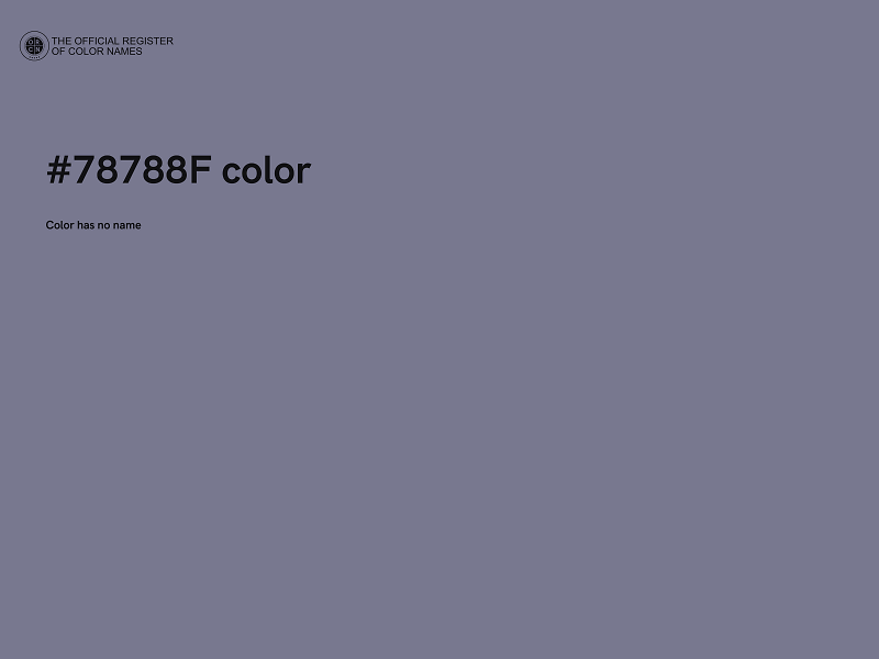 #78788F color image