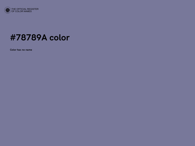 #78789A color image