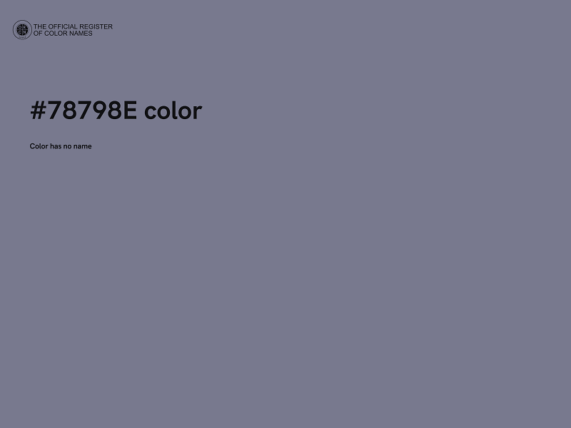 #78798E color image
