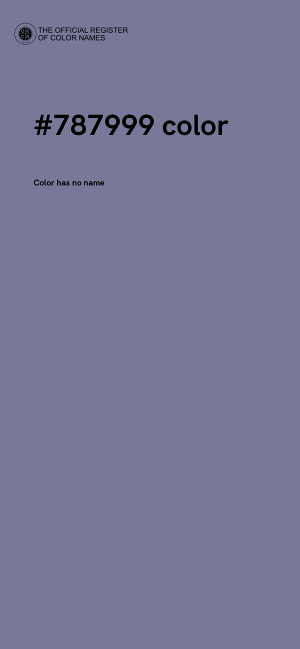 #787999 color image
