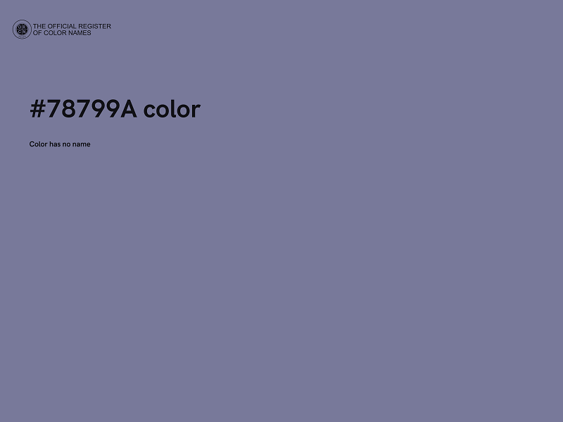#78799A color image