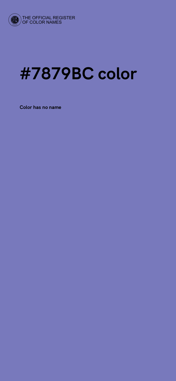 #7879BC color image