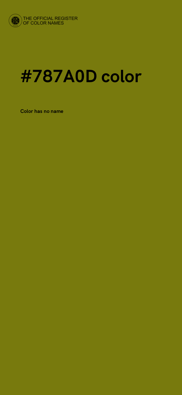 #787A0D color image