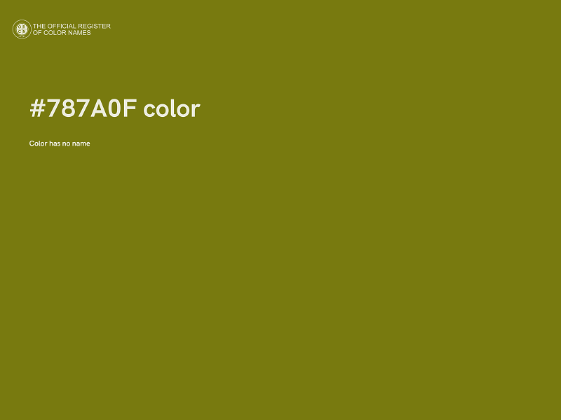 #787A0F color image