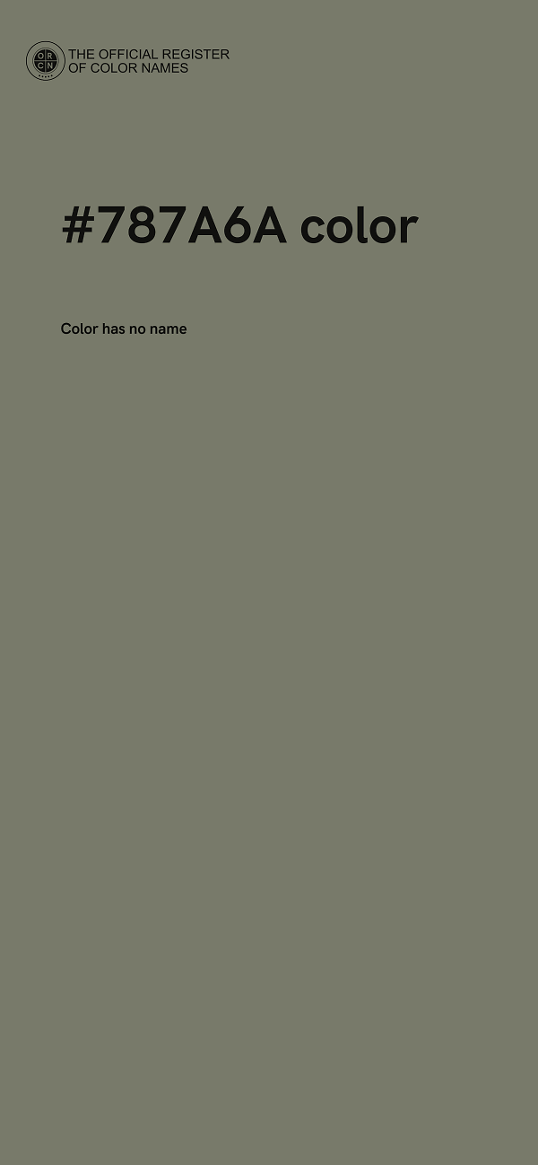 #787A6A color image