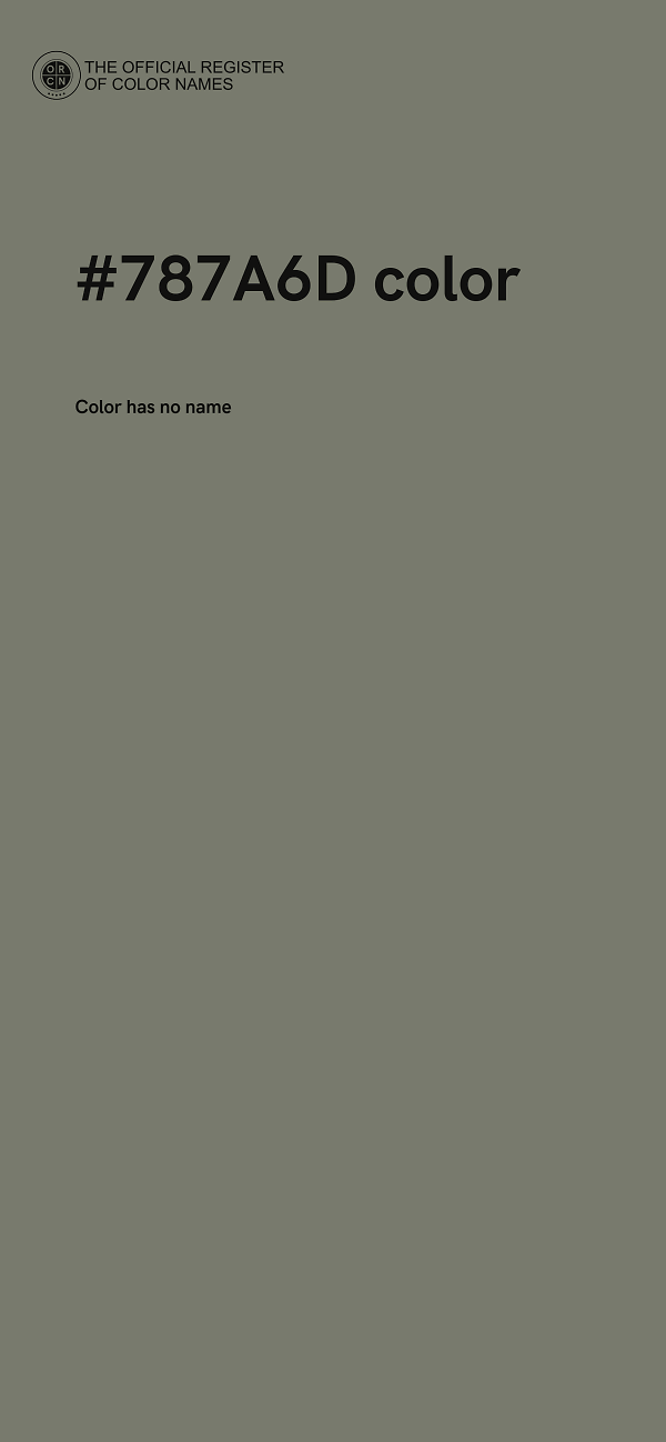 #787A6D color image