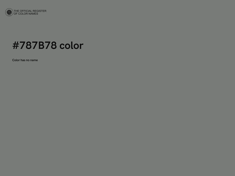 #787B78 color image