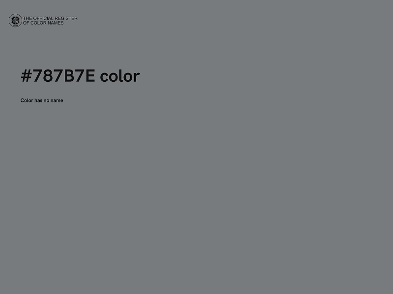 #787B7E color image