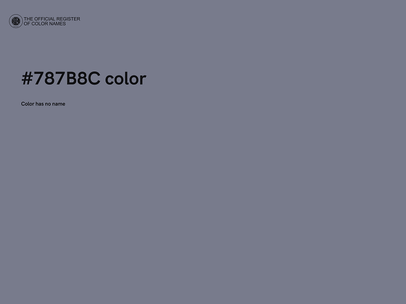 #787B8C color image