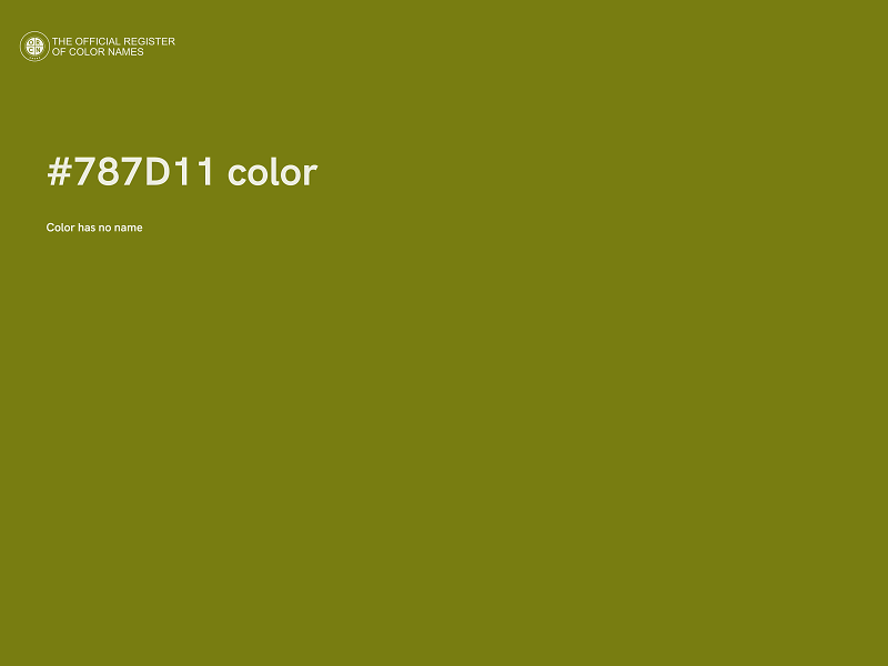 #787D11 color image