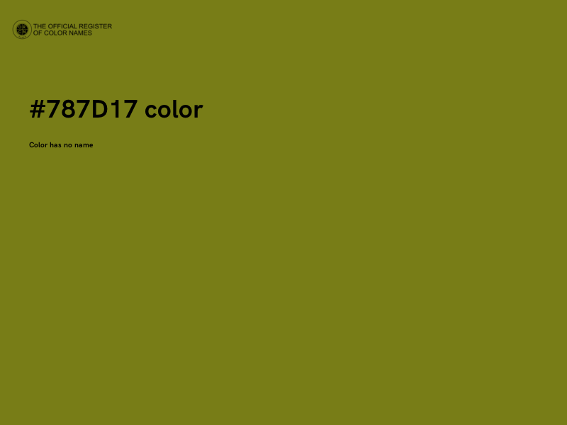 #787D17 color image