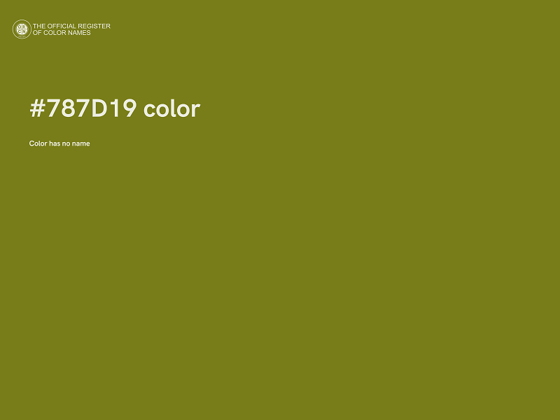 #787D19 color image