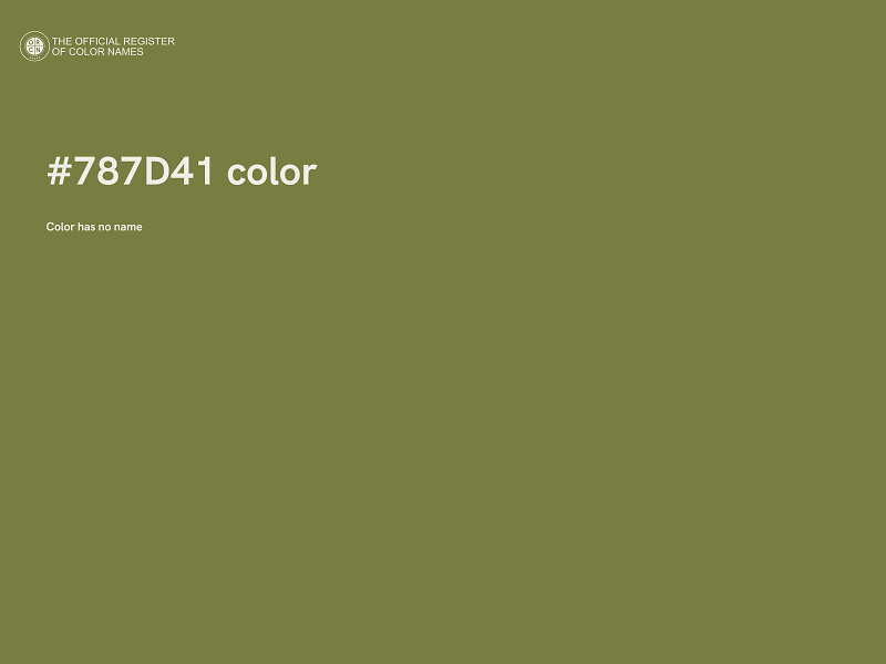 #787D41 color image