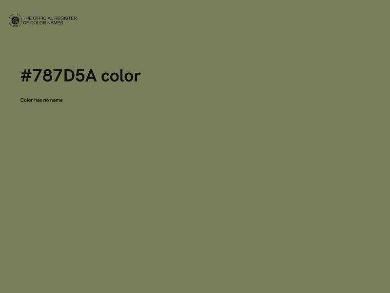 #787D5A color image