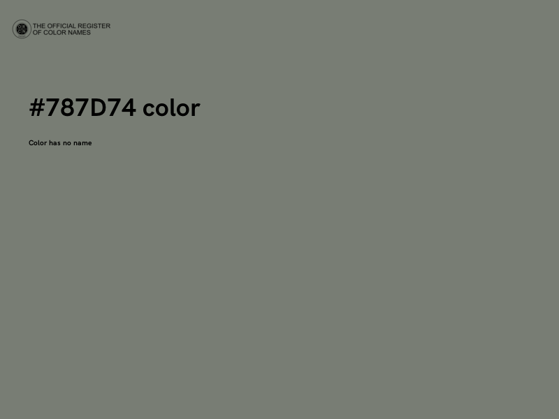 #787D74 color image
