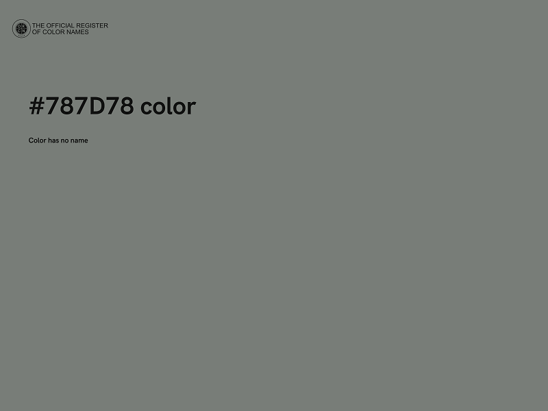 #787D78 color image