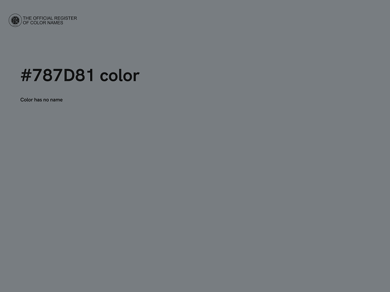 #787D81 color image