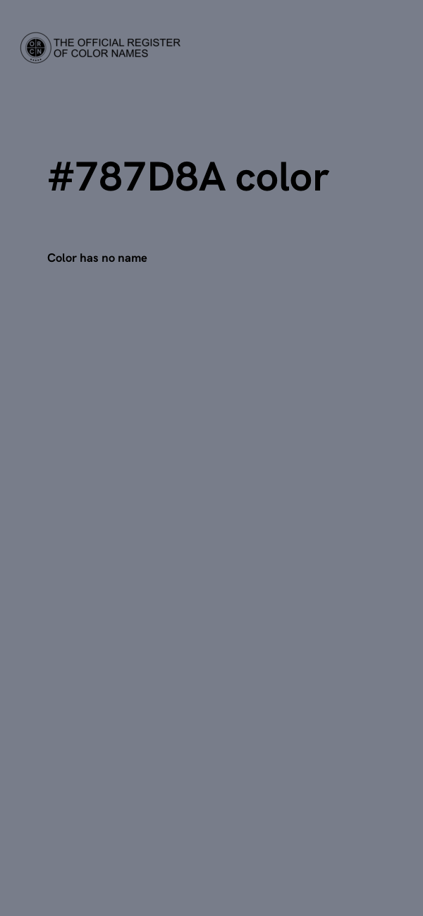 #787D8A color image