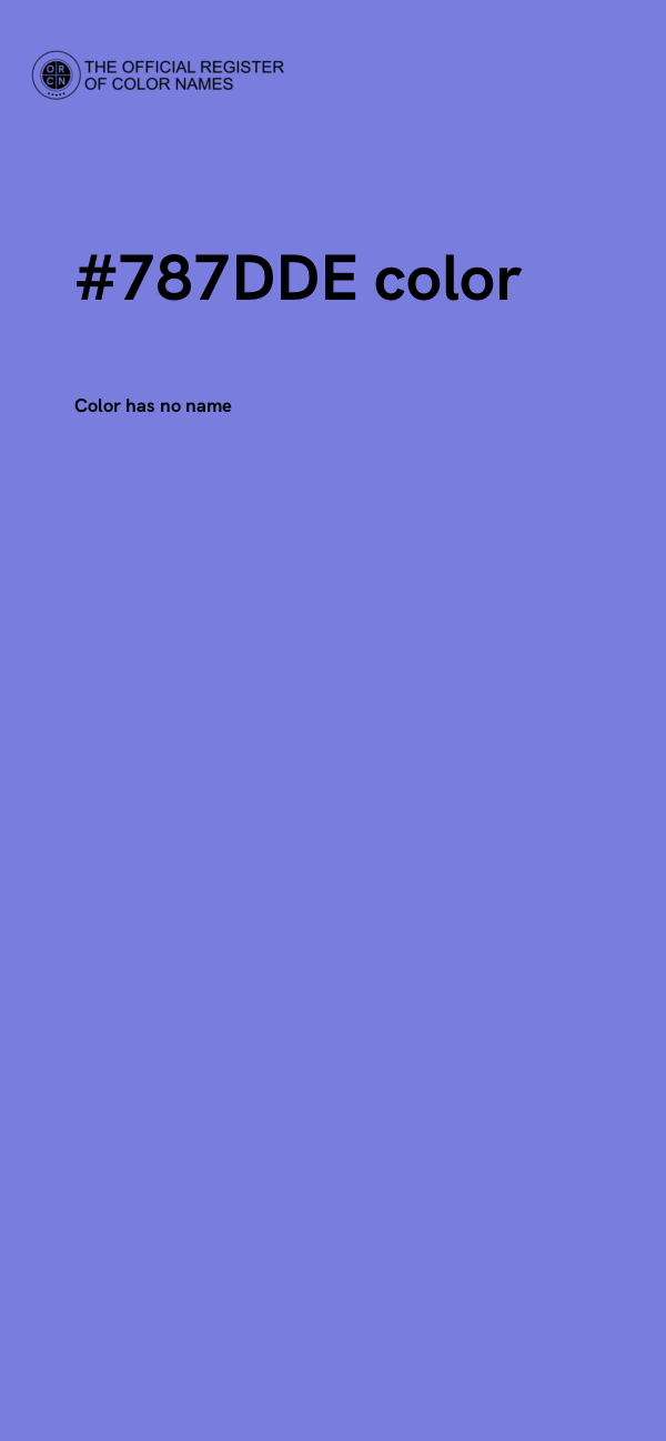 #787DDE color image
