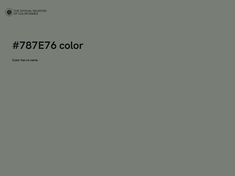 #787E76 color image